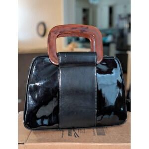 Vintage 1950s‎ Lucite Handle Kisslock Handbag Black – Globman's Dept Store